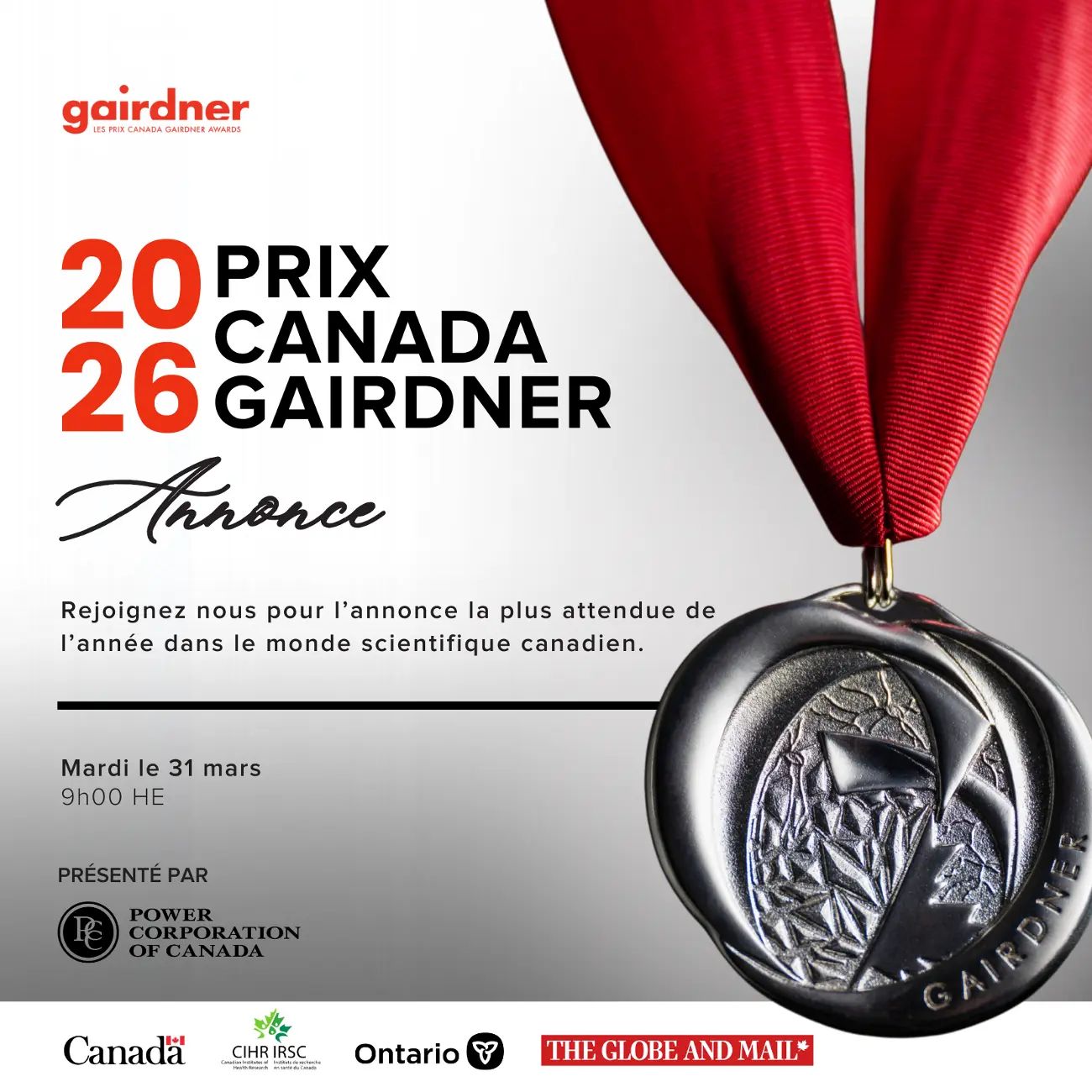 2026 Gairdner Awards Announcement