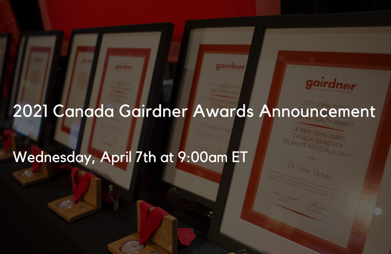 2021 Canada Gairdner Awards Announcement